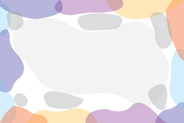 Abstract of background vector. Design kids cartoon of doodle colors on white background. Design print for illustration, presentation, task, magazine, cover, card, background, wallpaper. Set 2