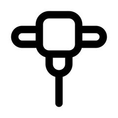 Jackhammer Line UI Icon