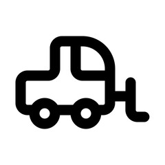 Forklift Line UI Icon