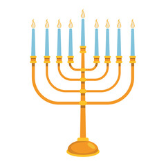 hanukkah menorah lights