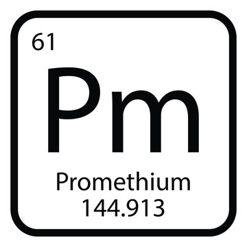 Promethium icon vektor