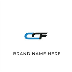CCF logo. C C F design. White CCF letter. CCF, C C F letter logo design. Initial letter CCF linked circle uppercase monogram logo. C C F letter logo vector design. 