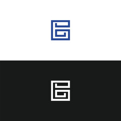 G letter logo, Letter G logo, G letter icon Design with black background. Luxury G letter 