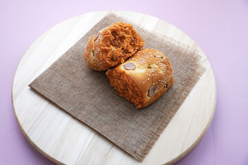 Bakery Bread on a Wooden Table