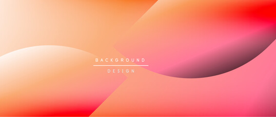 Bright color circle and round element minimal geometric abstract background for posters, covers, banners, brochures, websites