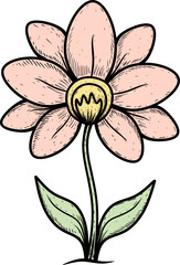 illustration of a flower