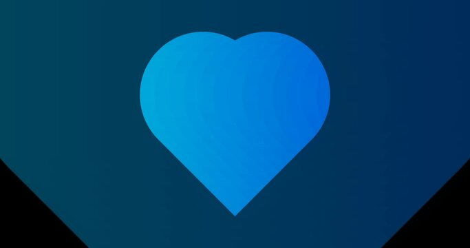 Heart transition background
