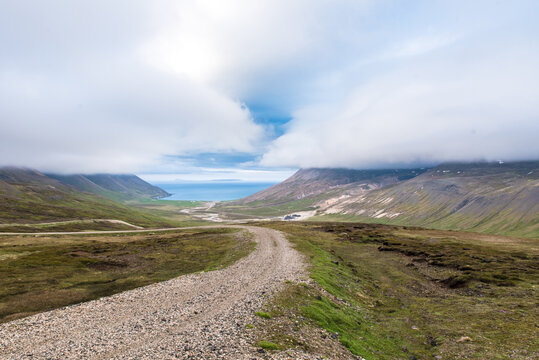 Gravel Road Winding Down To the Sea