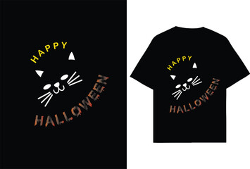 Happy Halloween or Colourful Halloween t-shirt design