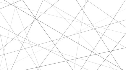 Trendy random diagonal lines image. Black diagonal line isolated on white background. Random chaotic lines. Abstract geometric pattern. image idea - obrazy, fototapety, plakaty