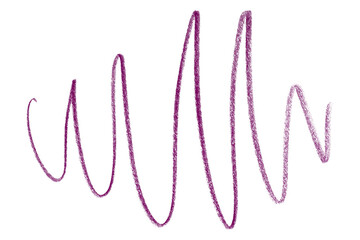 dark purple pencil strokes isolated on transparent background
