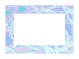 カラフルなホログラム風イラストの素材