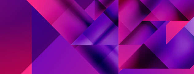 Captivating vector abstraction. Triangles interlock in mesmerizing dance, crafting dynamic geometric backdrop. Fusion of shapes and angles creates artful symphony of modern design