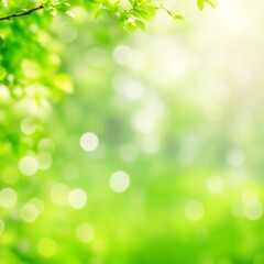 Obraz premium green leaves plant nature spring tree herb garden mint environment blurred background