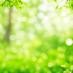Obraz premium green leaves plant nature spring tree herb garden mint environment blurred background