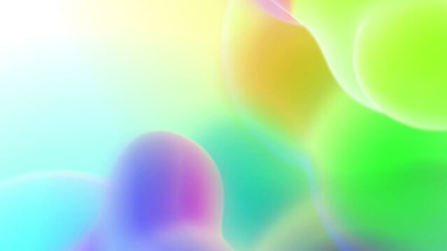 colorful gradation bubble ball abstract background