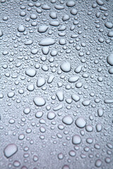 raindrops on the bonnet