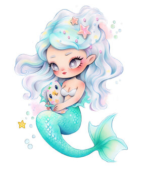 mermaid clipart
