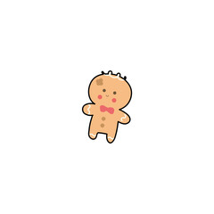 cute christmas sticker retro