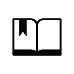 Education book reading vector icon
