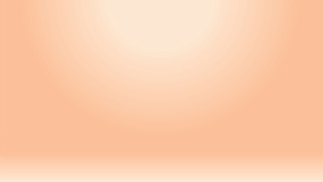 Empty room studio background gradient light peach color of the year 2024 Background