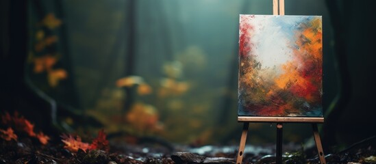 A small canvas on a small easel represents artistic chances.