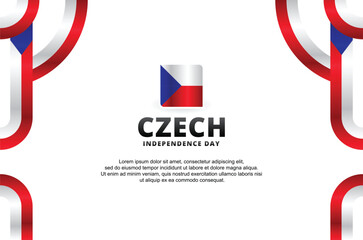 Czech Independence Day Background Design