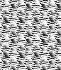 Retro geometric seamless pattern vector image