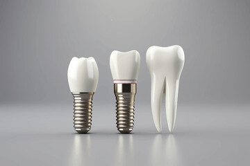 implant dentistry dental dentist molar tooth denture white dent illustration root medical enamel