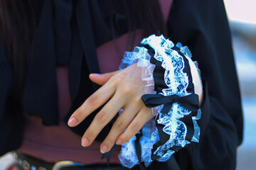 ヘアアクセのアップ