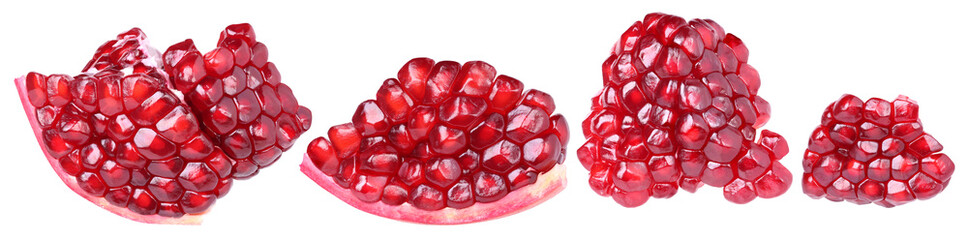 pomegranate seeds, pomegranate isolated, transparent PNG, PNG format, cut out - obrazy, fototapety, plakaty