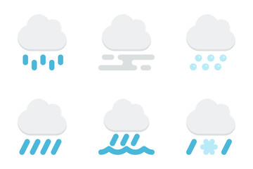 weather flat icon set bundle 03
