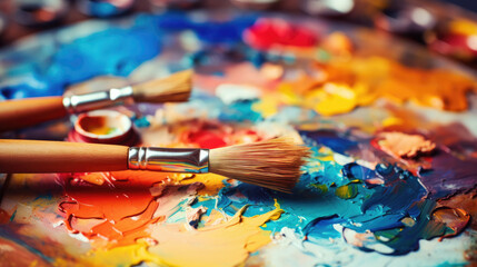 Obraz premium Painting- Activity Generative Ai