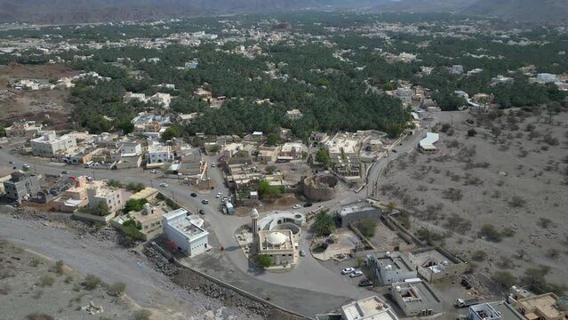 Hot springs in Rustaq , Oman