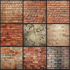 brick wall cement old textured stone pattern background surface architecture structure material d