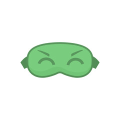 mask sleep icon cartoon simple
