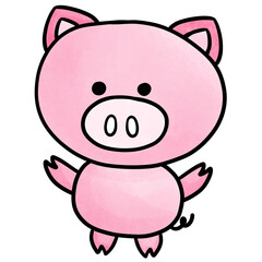 Cute pig