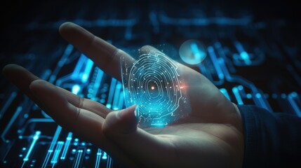 Network Security System Concept Fingerprints inside