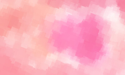Soft pink orange  blurred geometric background