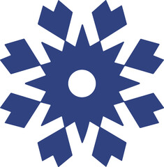 Obraz premium 눈꽃무늬 일러스트