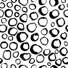 Grunge Dry Brush Seamless Pattern