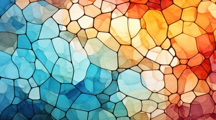 Abstract colorful magnified cells texture background