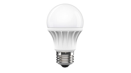 ED light bulb, emitting a bright and energy-efficient glow, isolated in the image