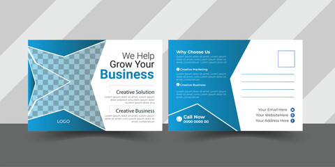Business Post Card Design 