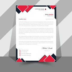 Fototapeta premium Business latter head Design 