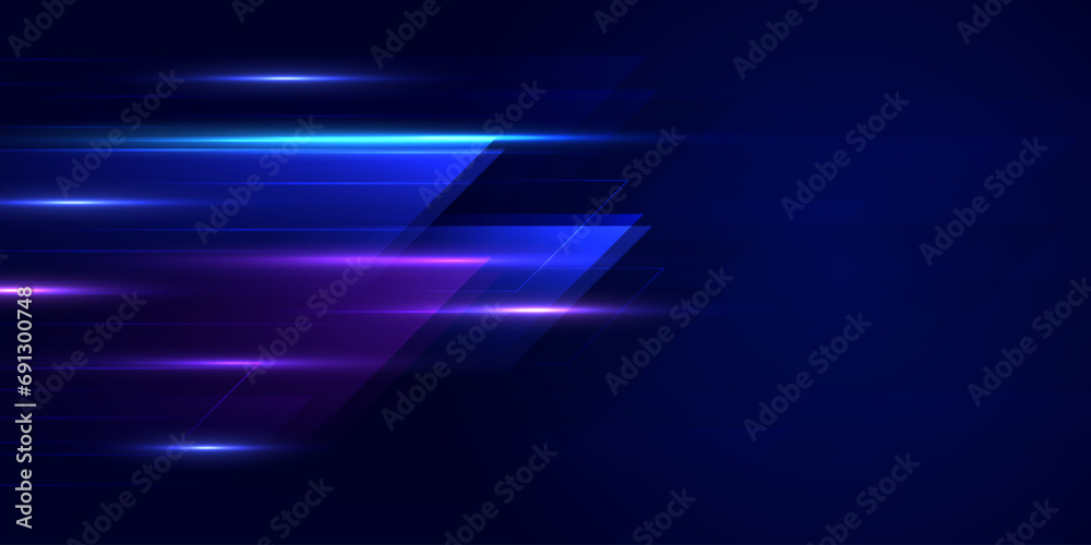 Aufkleber Abstract speed movement background. Futuristic dynamic movement technology concept. Velocity pattern for banner or poster design background.Vector eps10.