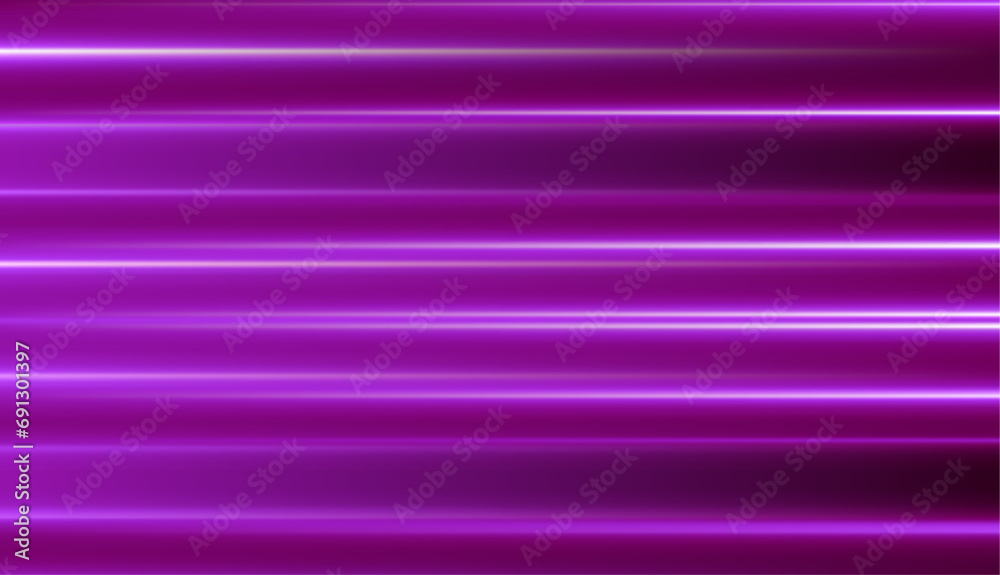 Poster Abstract defocused horizontal background with horizontal smooth blurred lines. Vector texture