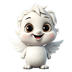 angel with wing, generative AI 