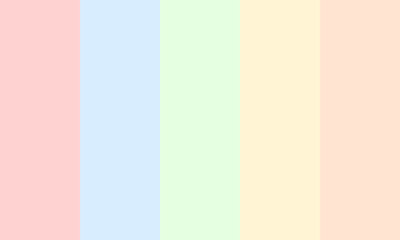 aesthetic pastel rainbow color palette. abstract colorful background with stripes