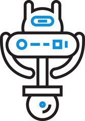 Robot Character Icon

